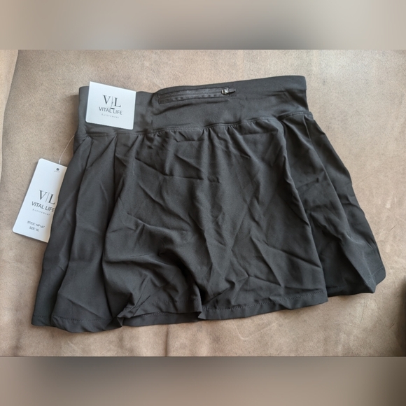 Black Sports Mini Skirt Golf Skirt - Picture 7 of 7